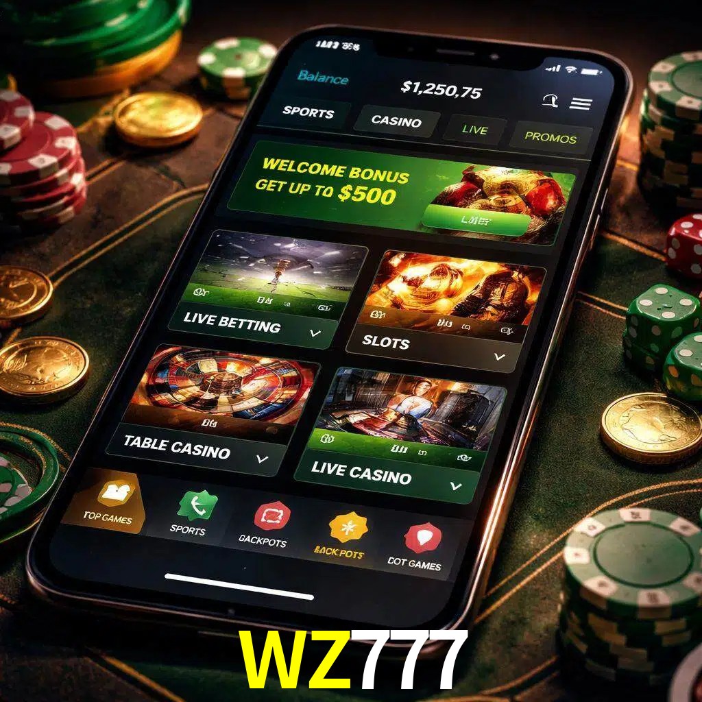 Diseño de juegos móviles WZ777 para usuarios en México